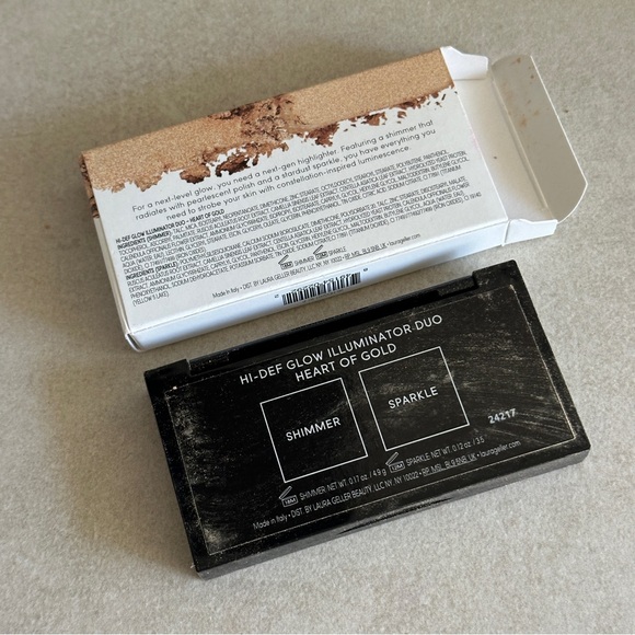 Laura Geller Hi-Def Glow Illuminator Duo - Shimmer & Sparkle Highlighter - Picture 4 of 4